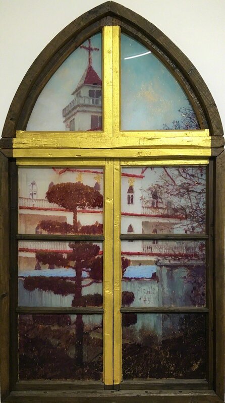 Li Qing 李青 (b. 1981), ‘Neighbor's Window · Rural Church’, 2016, Mixed Media, Wood, Glass, Metal, Paint, Leo Xu Projects
