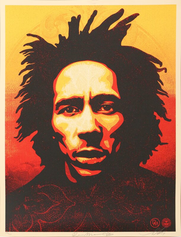 Shepard Fairey, ‘Bob Marley’, 2014, Print, Colored screen-print, Fine Art Auctions Miami