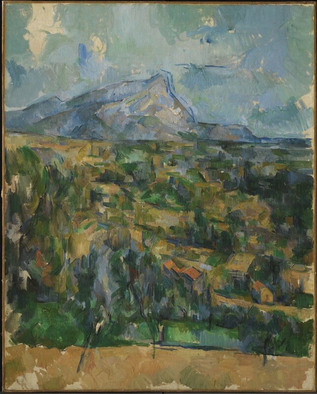 Paul Cézanne, ‘Mont Sainte-Victoire’, 1904-1906, Painting, Oil on canvas, Princeton University Art Museum