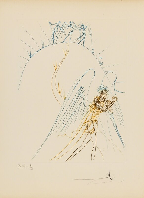 Salvador Dalí, ‘Paradis Perdu (M & L 704-713c; Field 74-11)’, 1974, Print, The complete set comprising 10 etchings printed in colours, Forum Auctions