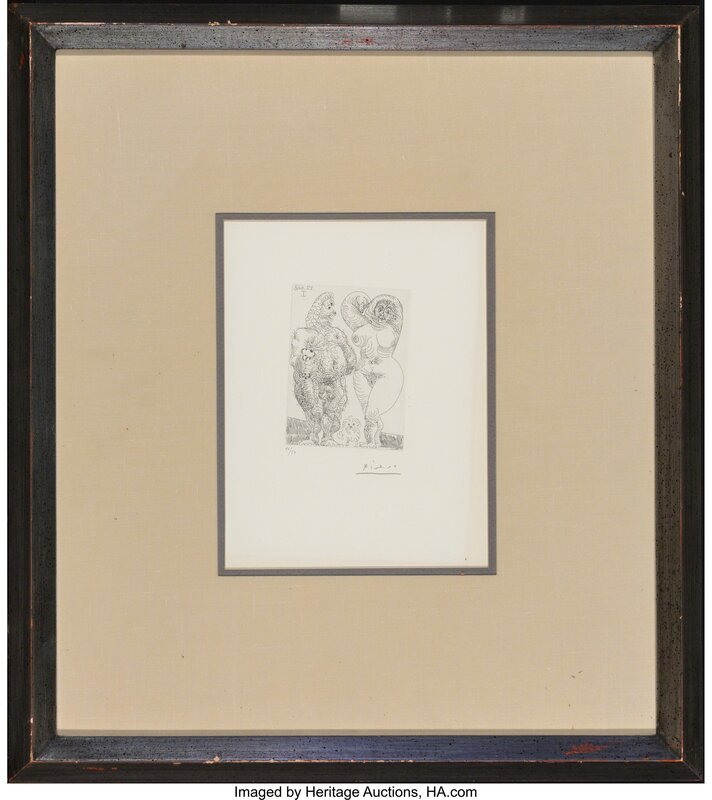 Pablo Picasso, ‘Pl. 178, from Series 347’, 1968, Print, Etching on paper, Heritage Auctions