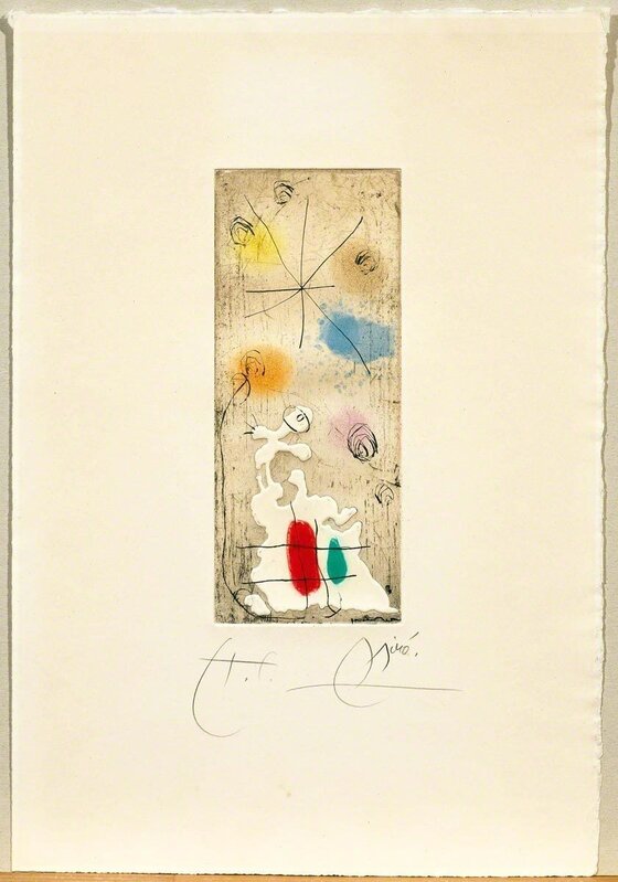 Joan Miró, ‘Petite Barrière’, 1967, Print, Colour aquatint, drypoint and carborundum, Koller Auctions