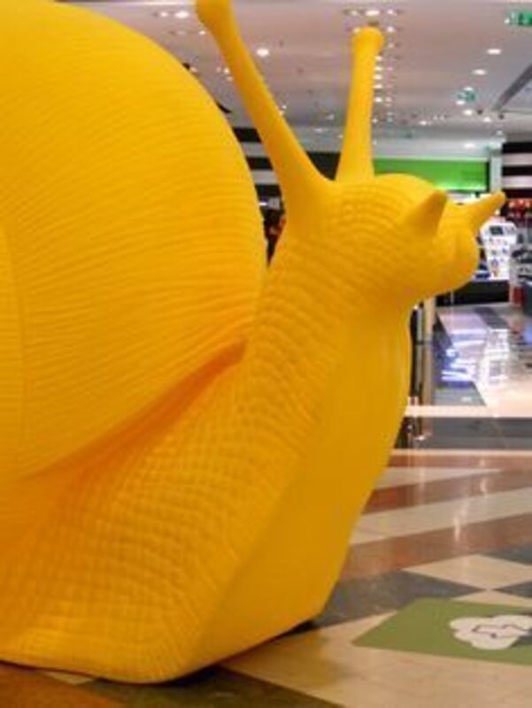 Cracking Art Group, ‘Snail (Large) (Yellow)’, Sculpture, Recyclable Plastic, Galleria Ca' d'Oro