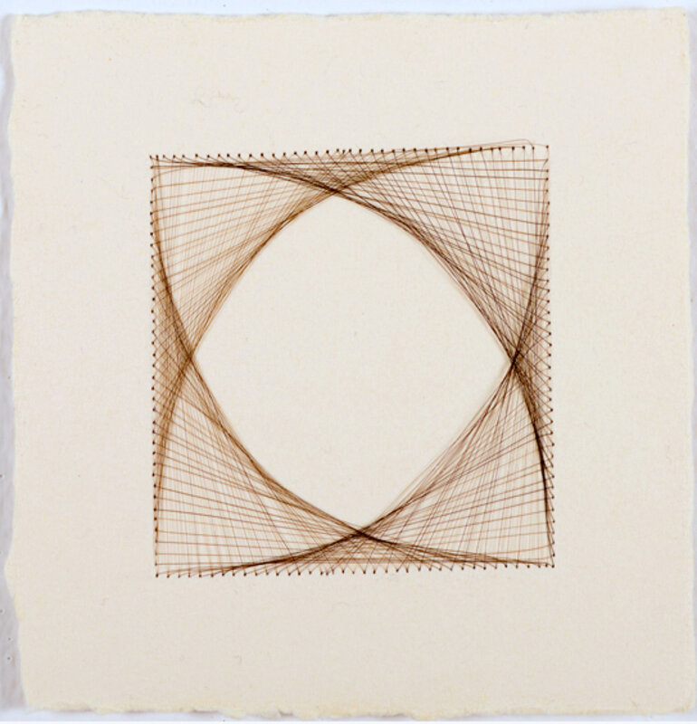Gökçen Dilek Acay, ‘Shaping DNA’, 2014, Drawing, Collage or other Work on Paper, Embroidery with hair on paper, Galeri Nev Istanbul