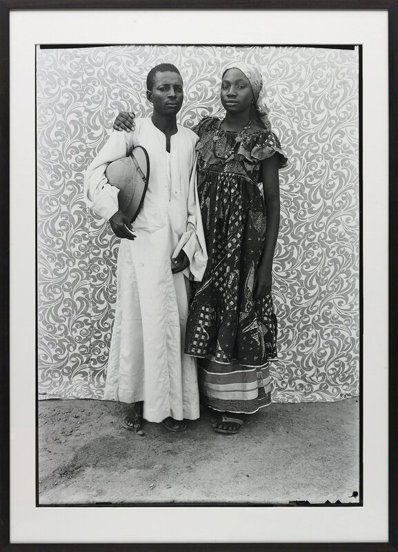 Seydou Keïta, ‘Untitled’, 1956-1957, Photography, Gelatin silver print, flush-mounted, printed 1998, Phillips