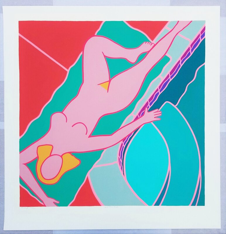 Dan May (b. 1955), ‘Nude Near Pool’, 1989, Print, Screenprint, Graves International Art