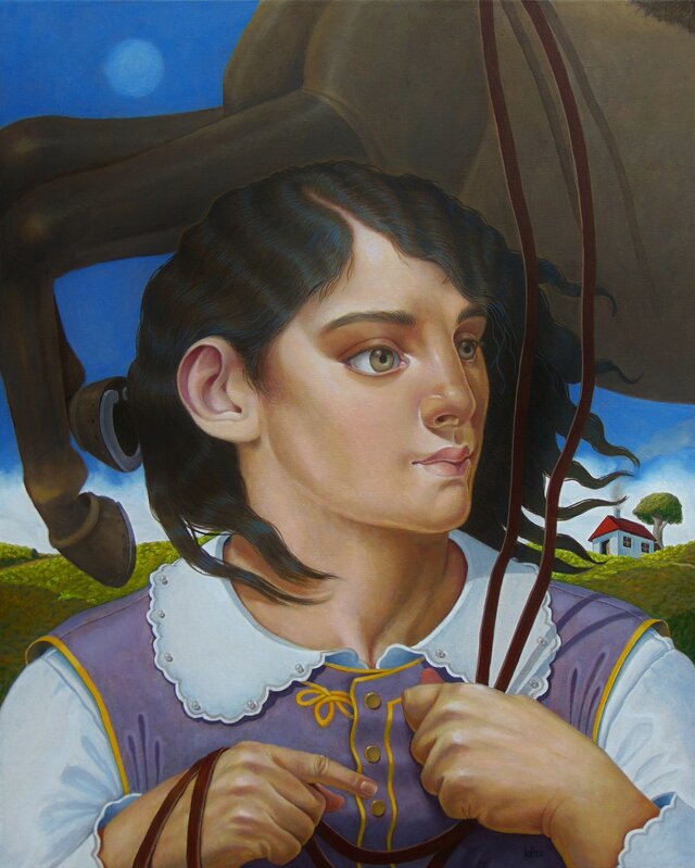 Armando Valero, ‘The Horse Tamer’, 2019, Painting, Oil on Canvas, RJD Gallery