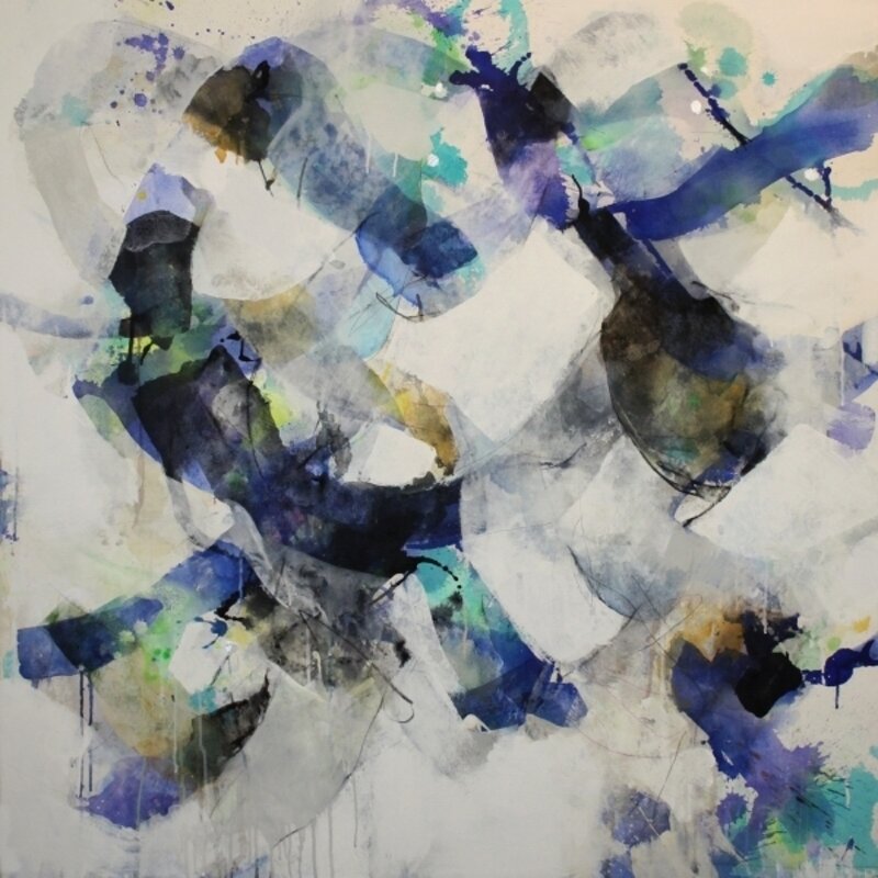Doug Kennedy, ‘Water Spirits’, 2018, Painting, Mixed media on canvas, Addison Gallery