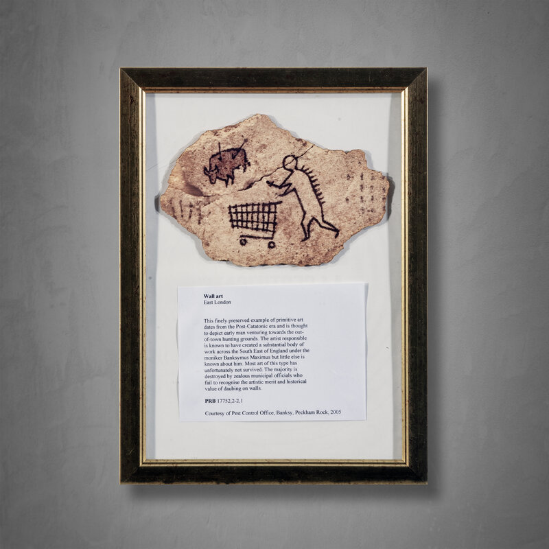 Banksy, ‘Peckham Rock’, 2018, Ephemera or Merchandise, Wooden postcard, Tate Ward Auctions