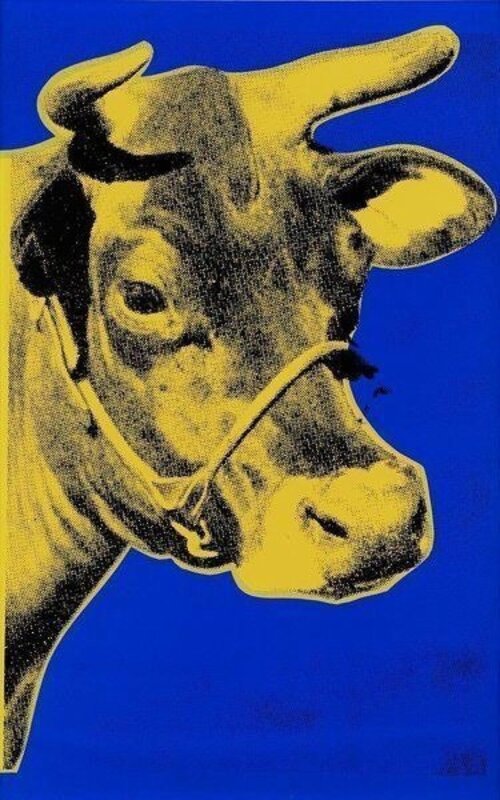 Andy Warhol, ‘Cow FS12’, 1976, Print, Screenprint on wallpaper, EF ARTE / Memorabilandia