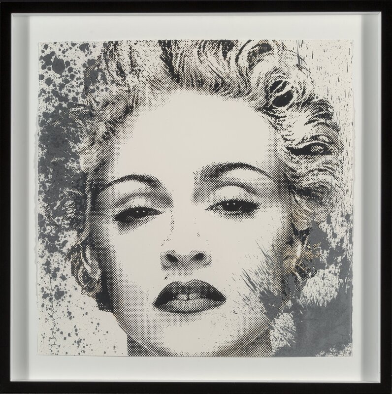 Mr. Brainwash, ‘Happy Birthday Madonna (Silver)’, 2017, Print, Screenprint hand-finished with spray paint on archival paper, Heritage Auctions