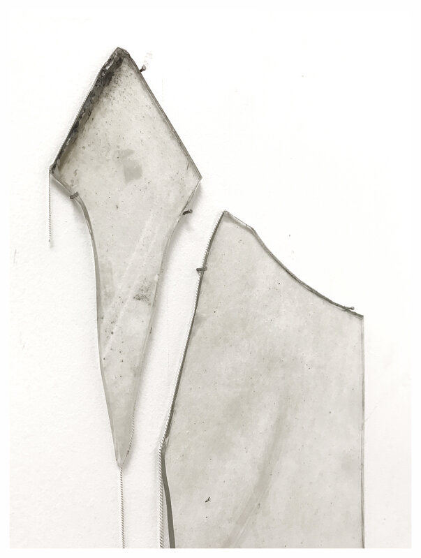 Anneke Eussen, ‘No title 03 ’, 2020, Sculpture, Shards of glass and silver chain, Tatjana Pieters