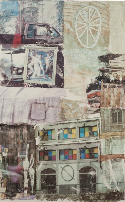 Robert Rauschenberg, ‘Love Hotel [Anagrams (A Pun)]’, 1998, Mixed Media, Vegetable dye transfer on Polylaminate, Pérez Art Museum Miami (PAMM)