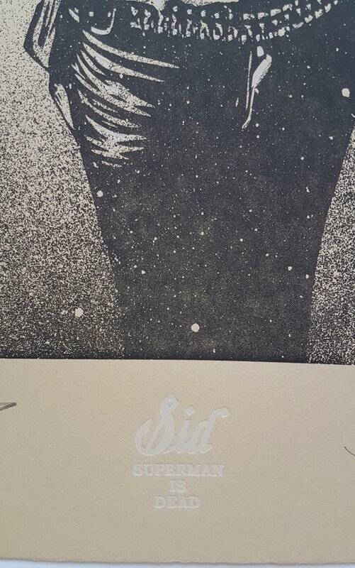 Shepard Fairey, ‘Superman’, 2013, Print, Letterpress Print on Cotton Rag Paper, Cerbera Gallery