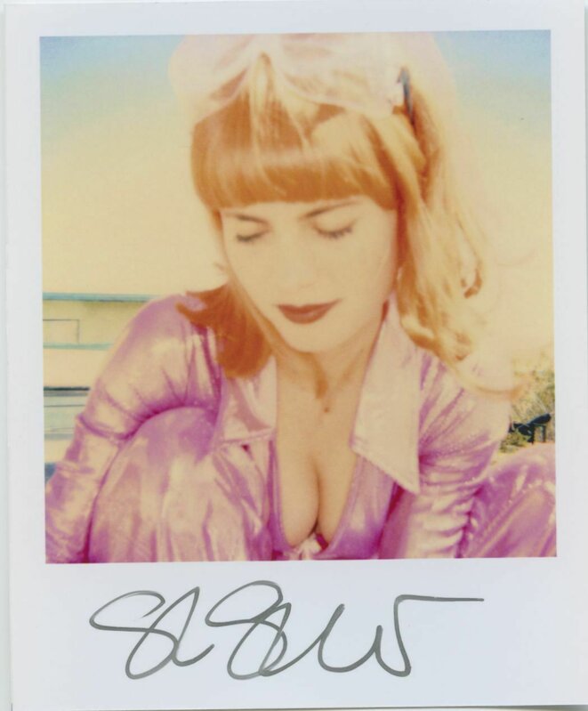 Stefanie Schneider, ‘Stefanie Schneider's Mini 'Radha Pink' from the series: 29 Palms, CA.’, 1999, Photography, Digital C-Print based on a Polaroid, not mounted, Instantdreams