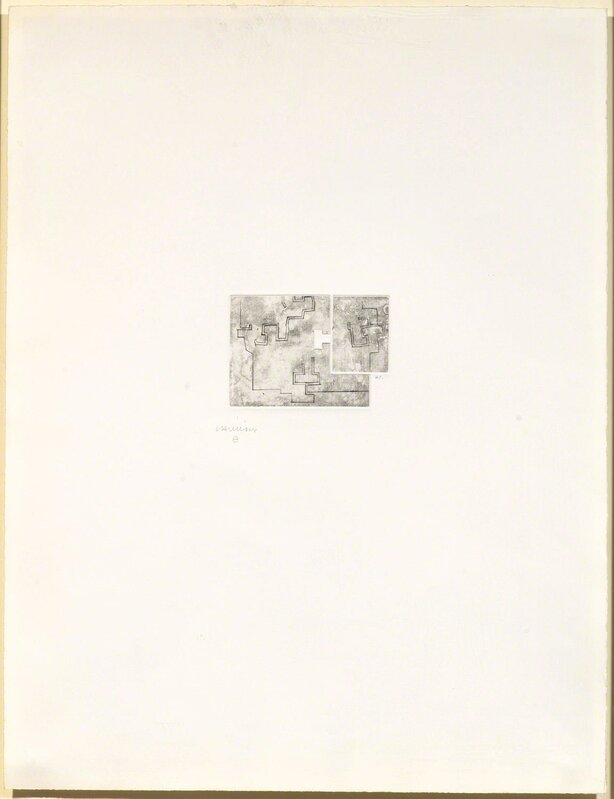 Eduardo Chillida, ‘Enda III’, 1976, Print, Drypoint etching, Koller Auctions