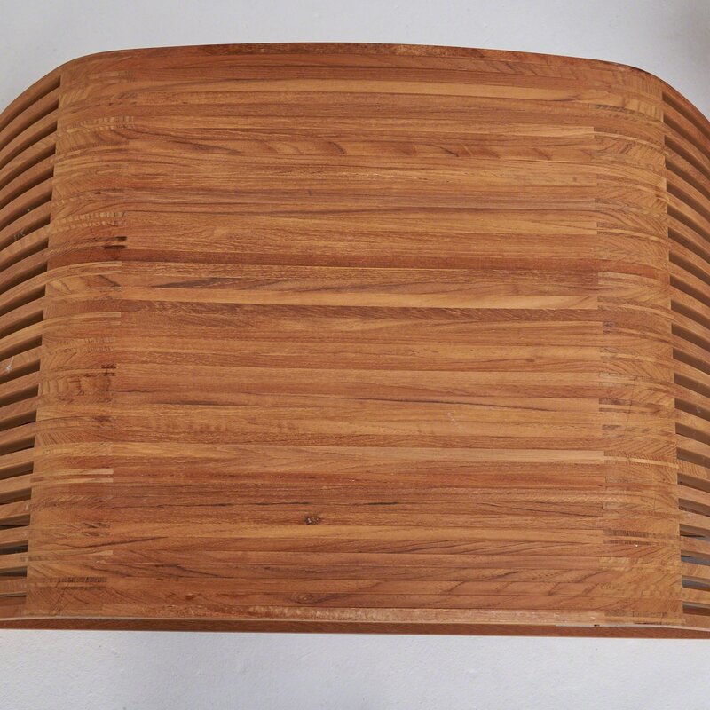 Barber & Osgerby, ‘Two Hula stools/side tables, Italy’, 2000s, Design/Decorative Art, Teak, Rago/Wright/LAMA/Toomey & Co.