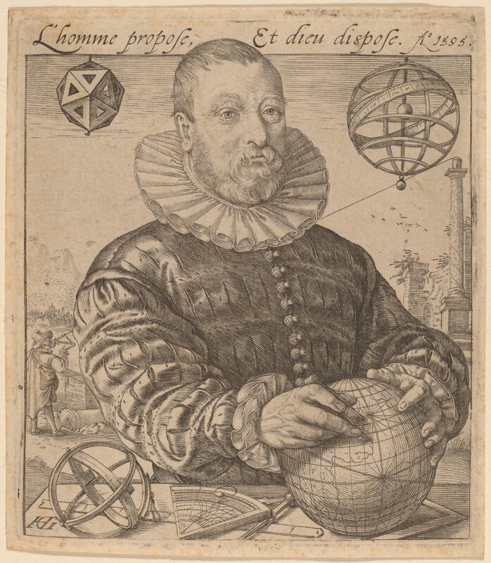 Hendrik Goltzius, ‘Nicolaus Petri van Deventer’, 1595, Print, Engraving, National Gallery of Art, Washington, D.C.