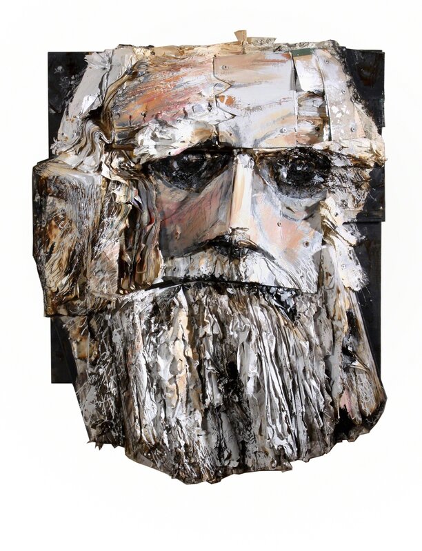 Richard Neal, ‘Burning Darwin’, 2011, Mixed Media, Oil/Enamel/Burned Books, Miller White Fine Arts