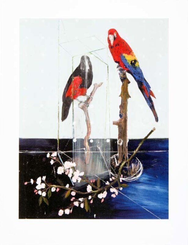 Damien Hirst, ‘Two Birds with Blossom’, 2012, Print, Lithograph on 410gsm Somerset Tub Sized paper, Kenneth A. Friedman & Co.