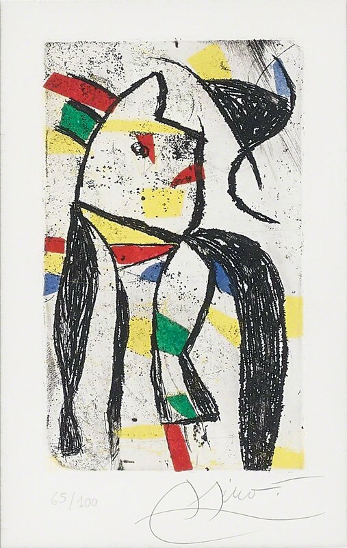 Joan Miró, ‘Ruban’, 1981, Print, Paper, Le Coin des Arts