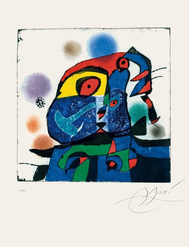 Joan Miró, ‘Suite Gaudi’, 1979, Print, Original etching on paper, Galerie Bordas
