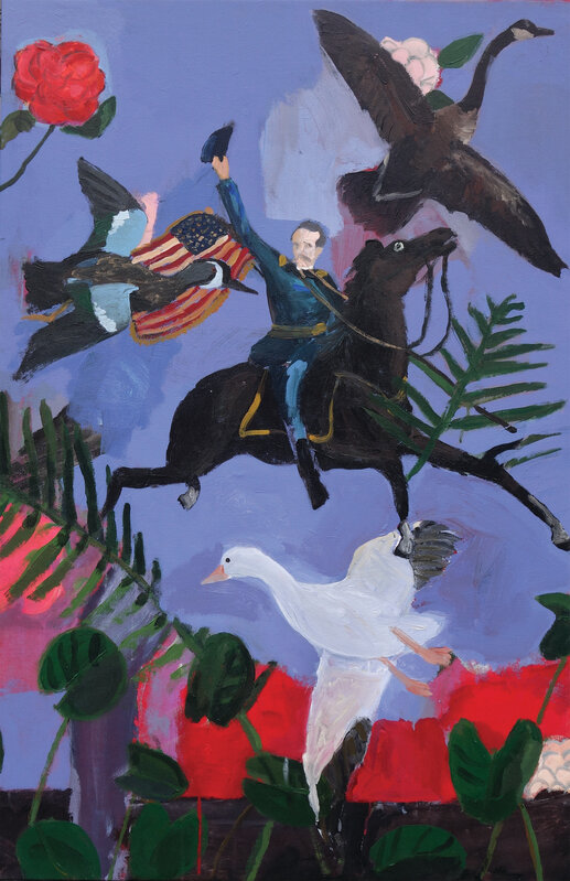 Evan Jones (b. 1992), ‘America!’, 2019, Painting, Acrylic on canvas, Thomas Deans Fine Art