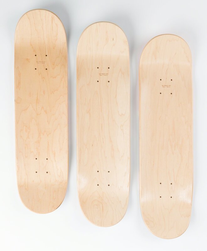 Shepard Fairey, ‘Group of Three Skateboard Decks’, Print, Screenprint on skate decks, Heritage Auctions