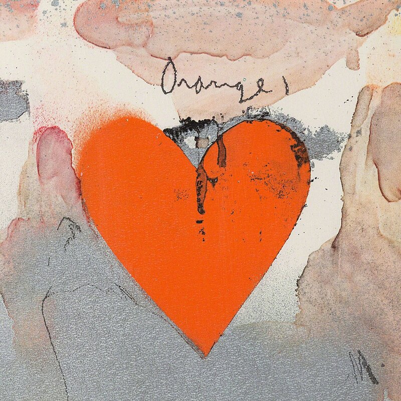 Jim Dine, ‘8 hearts / look’, 1970, Print, Off-set Lithograph with metallic paper collage overlay, Caviar20