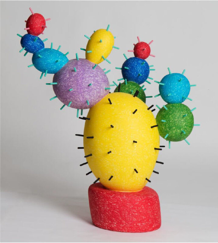 Sang Soo Lee, ‘A Colorful Cactus’, 2014, Sculpture, Resin, Ode to Art