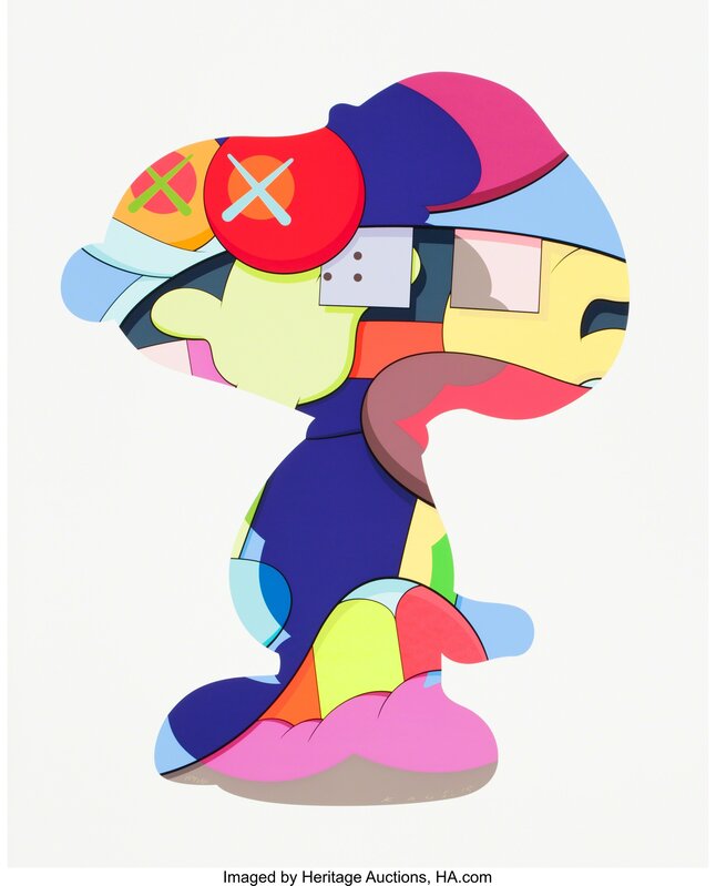 KAWS, ‘The Thing's That Comfort, Stay Steady, and No One's Home’, 2015, Print, Silkscreens in colors on paper, Heritage Auctions