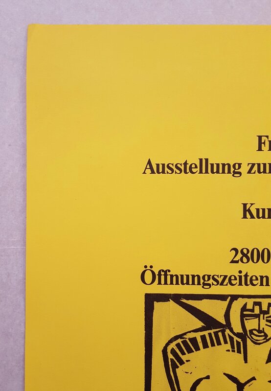Karl Schmidt-Rottluff, ‘Kunsthandel Wolfgang Werner KG (Nudes)’, 1984, Posters, Offset-Lithograph, Exhibition Poster, Graves International Art