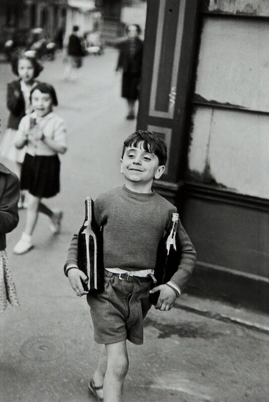 Henri Cartier-Bresson, ‘Rue Mouffetard, Paris’, 1954, Photography, Gelatin silver print, printed later, Phillips