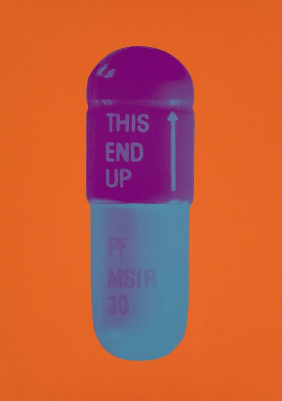 Damien Hirst, ‘The Cure - Bright Orange/Orchid/Air Force Blue’, 2014, Print, Silkscreen on Somerset Tub Sized 410gsm. Signed and numbered., Paul Stolper Gallery