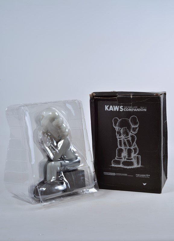 KAWS, ‘Seated Companion (Five Years Later)’, 2007, Sculpture, Vinyl Art Toy, Samhart Gallery