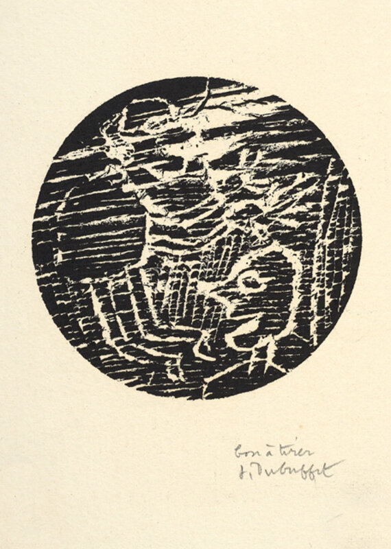 Jean Dubuffet, ‘Vignettes Lorgnettes - Paysage avec Deux Personnages’, 1948, Print, Galerie Maximillian