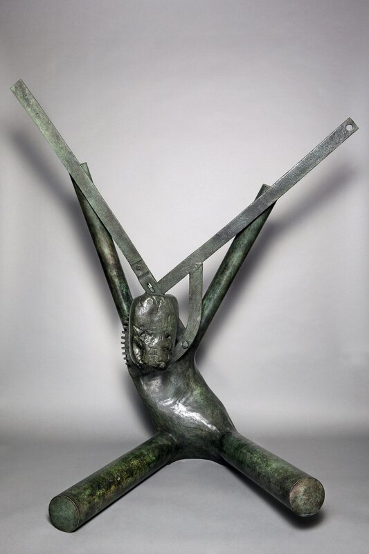 Jerry Atkins, ‘Crucifixion’, 2019, Sculpture, Bronze, SHIM Art Network