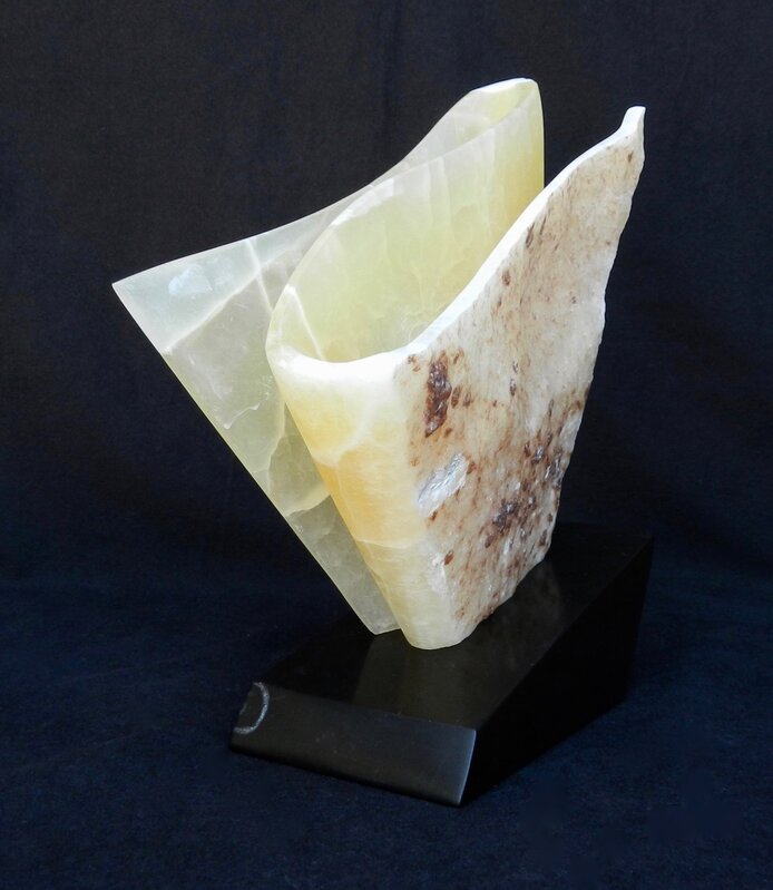 Duane Dammeyer, ‘Gloria's Wave’, 2019, Sculpture, Calcite on marble, Beatrice Wood Center for the Arts 