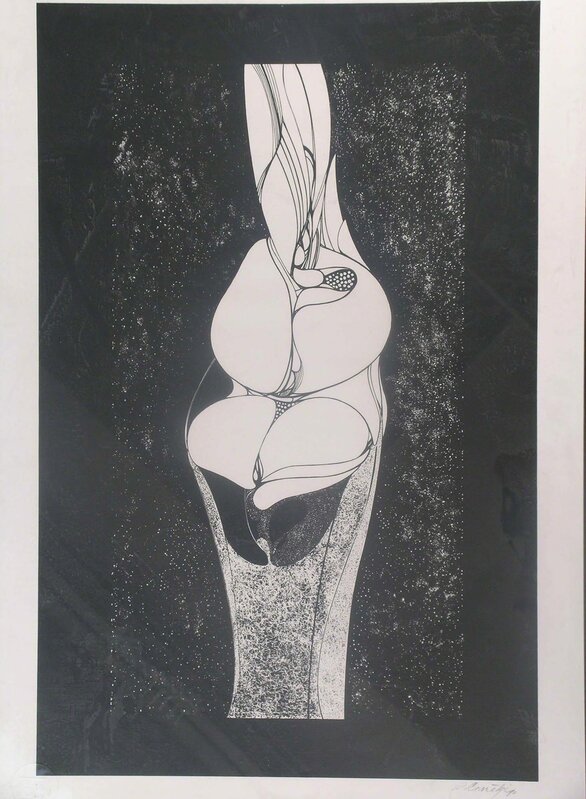Salvador Corratgé, ‘Flower’, 1990, Print, Lithograph, Pan American Art Projects