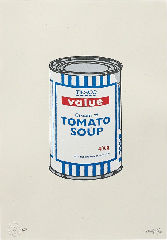 Banksy, ‘Soup Can (Original)’, 2005, Print, Screenprint in colours, on wove paper, with full margins, Phillips