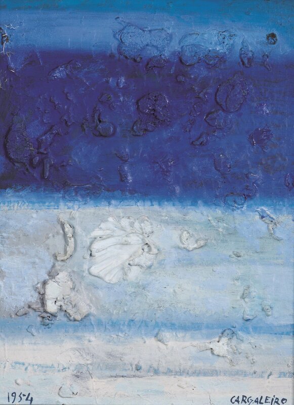 Manuel Cargaleiro, ‘"La Mer"’, Painting, Oil on platex, Veritas