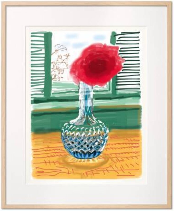 David Hockney, ‘My Window. Art Edition (No. 251-500)  ‘No. 281’, 23rd July 2010’, 2019, Books and Portfolios, Hardcover in clamshell box, signed by David Hockney; with a signed print of the iPad drawing ‘No. 281’, 23rd July 2010, 8-color inkjet print on cotton-fiber archival paper, Pop Fine Art