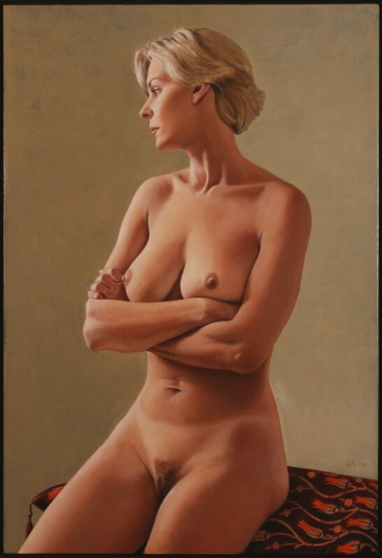 Ron Schwerin, ‘Sue with Arms Folded’, Painting, Oil on linen canvas, Zenith Gallery
