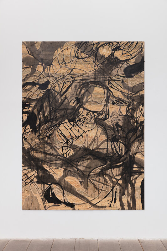 Fabricio Lopez, ‘Selva #2’, 2022, Painting, Ink, charcoal and graphic ink on wood, Galeria Marília Razuk