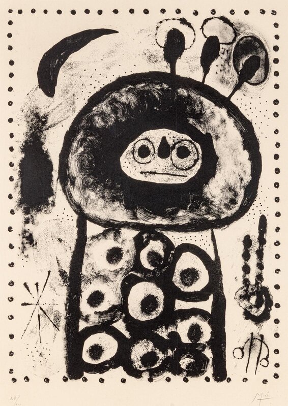 Joan Miró, ‘Diane d'Epese’, 1958, Print, Lithograph, Freeman's | Hindman