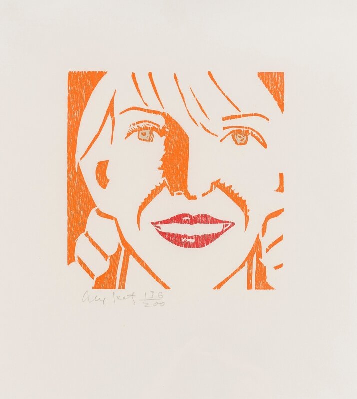 Alex Katz, ‘Jessica’, 1994, Print, Woodcut printed in colours, Forum Auctions