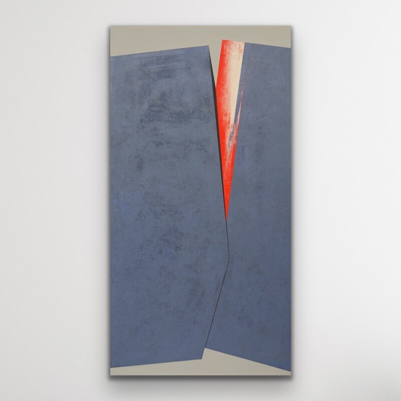 Silvia Lerin, ‘Hendidura central con rojo (Central fissure with red)’, 2010, Painting, Mixed media on stretched canvas, Joanna Bryant & Julian Page