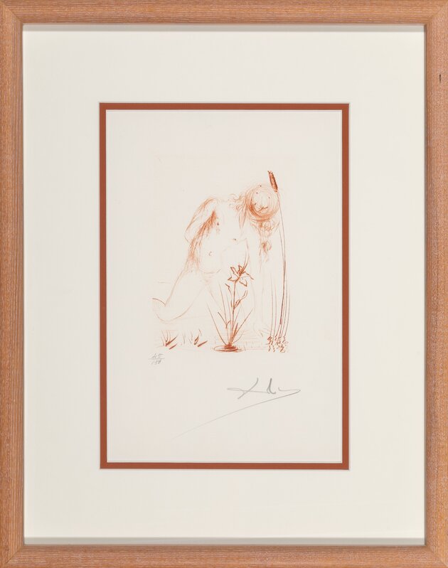 Salvador Dalí, ‘Narcissus, from Album’, 1968, Print, Engraving on Rives BFK paper, Heritage Auctions