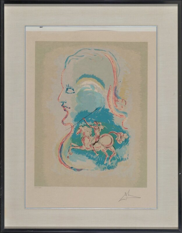 Salvador Dalí, ‘Dream of a Horseman’, 1979, Print, Lithograph in colors on Japon paper, Heritage Auctions