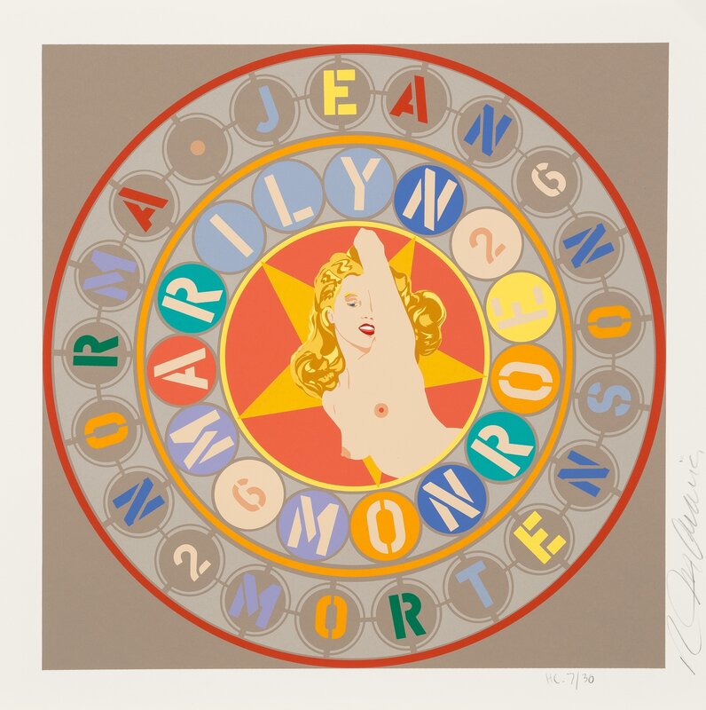 Robert Indiana, ‘Marilyn Monroe, from The American Dream Portfolio’, 1997, Print, Screenprint in colors on wove paper, Heritage Auctions